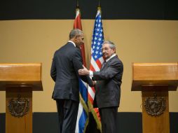 Raúl Castro y Barack Obama dieron una rueda de prensa conjunta. AP / P. Martínez