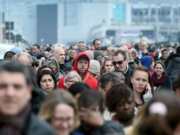 El saldo provisional es de al menos 130 heridos en la capital belga. AFP / D. Waem