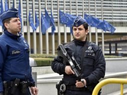 El edificio Berlaymont, sede de la Comisión Europea es fuertemente custodiado por elementos policiacos. AP / M. Meissner