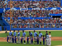 La novena estadounidense mostró superioridad en el terreno de juego, lo cual contribuyó para que se llevaran la victoria. NTX / J. Lira