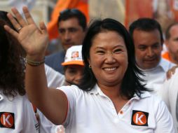 Keiko Fujimori se mantiene en el primer lugar con un 33.8 % de las preferencias de los votantes. AP / M. Mejia