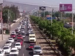 Así luce la Carretera a Morelia, con vacacionistas ávidos de descanso. EL INFORMADOR / L. Fonseca