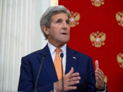 Kerry aprovechó la reunión que sostuvo con Putin para hablar sobre la piloto ucraniana. AFP / A. Harnik