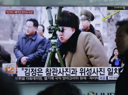 Tras el simulacro Kim Jong-un felicitó a las tropas. AP / A. Young-joon