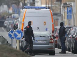 La policía belga realizó el operativo en el distrito de Schaerbeek. EFE / O. Hoslet