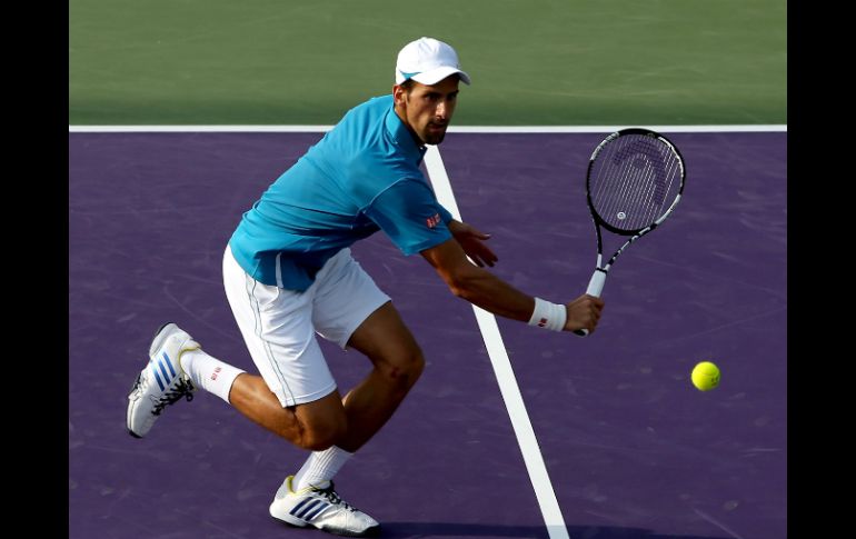 Djokovi sigue con su racha imparable de este año con 24 triunfos y una derrota. AFP / M. Stockman