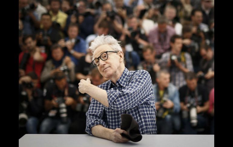 Woody Allen durante la presentación de la película 'Irrational Man' en la pasada edición del Festival de Cine de Cannes. EFE / I. Langsdon