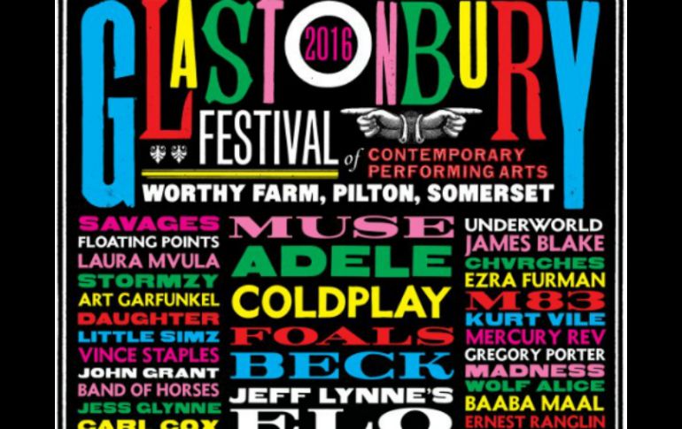 Se celebrará del 22 al 26 de junio, en Wohrty Farm, Pilton, Somerset, a 45 kilómetros de Bristol, Reino Unido. TWITTER / @GlastoFest