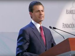 Durante la 35 Asamblea de la Fundación Mexicana de la Salud, Peña advierte que gozar una vida plena no puede ser un privilegio de poco. TWITTER / @PresidenciaMX