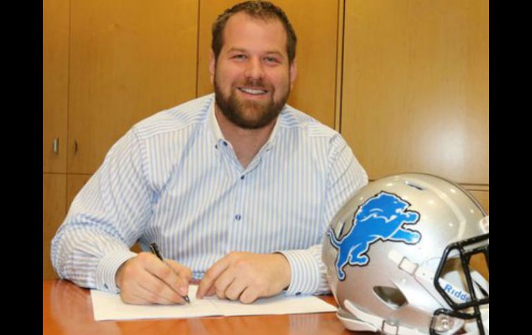 Geoff tuvo que salir de NY en febrero y estaba como agente libre. TWITTER / @lions