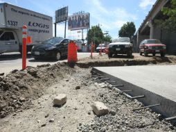 Se sustituyeron siete mil metros cuadrados de asfalto por concreto hidráulico que tendrá garantía por 30 años. EL INFORMADOR / R. Tamayo