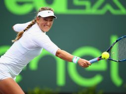 Vika salió avante y se vengó de la derrota en Wuhan. AFP / C. Brunskill