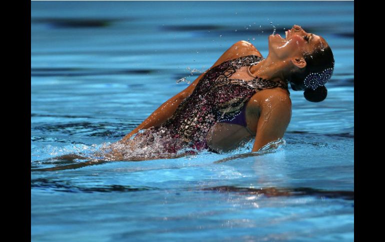 Nuria se dedica a disfrutar dentro de la piscina el gran avance que ha tenido como atleta de alto rendimiento. AP / ARCHIVO