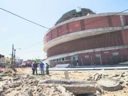 Imposible pasar. Alrededores del Centro Cultural Constitución, en pleno centro de la 'Consti'. EL INFORMADOR / P. Franco