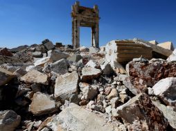 El EI se hizo con el dominio de Palmira en el marco de una ofensiva en el este de Homs. AFP / J. Eid