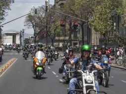 De acuerdo con autoridades, son 460 mil las motocicletas que están emplacadas en la capital del país y el Estado de México. SUN / J. Nava