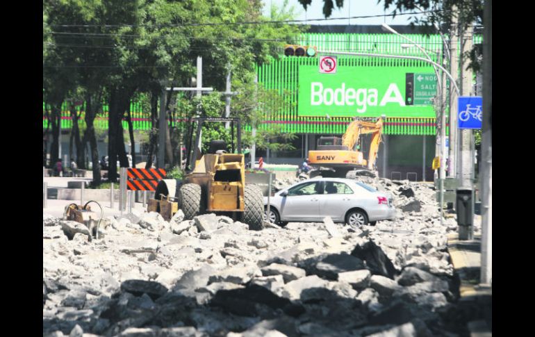 La obra tuvo un costo de 29 millones de pesos del Fondo Metropolitano 2014. Inició el 2 de febrero y demoraría cuatro meses. EL INFORMADOR / R. Tamayo