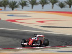 El cuádruple campeón del mundo alemán de Fórmula Uno, Sebastian Vettel, en el circuito de Sakhir. AP / K. Jebreili