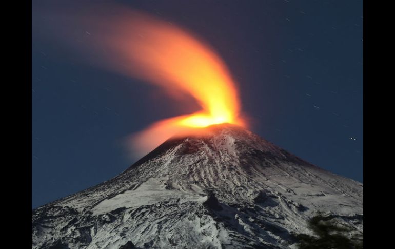 El volcán ubicado en la región de la Araucanía, se encuentra inestable. NTX / ARCHIVO