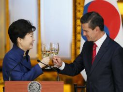 México y Corea del Sur refrendaron su compromiso con la paz y la seguridad internacionales. EFE / J. Méndez