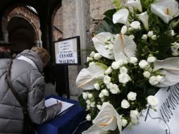 Los aficionados también recordaron con cariño a Cesare. AP / A. Calanni