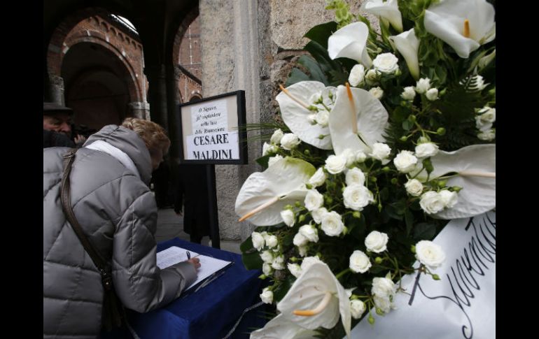 Los aficionados también recordaron con cariño a Cesare. AP / A. Calanni