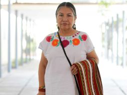 Tarcila Rivera recibió en 2011 el Premio Visionario por su trabajo por los derechos de las mujeres indígenas. EFE / E. Arias