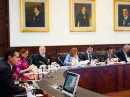 El Ejecutivo federal revisó también los compromisos y el cronograma de trabajo de todas las dependencias. TWITTER / @ESanchezHdz