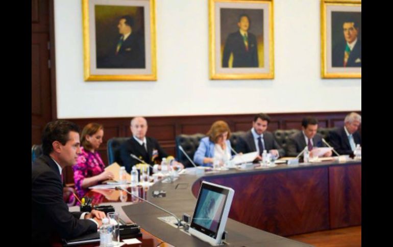 El Ejecutivo federal revisó también los compromisos y el cronograma de trabajo de todas las dependencias. TWITTER / @ESanchezHdz