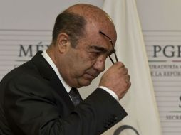 Murillo Karam presentó los primeros resultados sobre el caso Iguala en enero del 2015; dos meses después, dejó la PGR. AFP / ARCHIVO