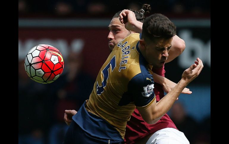 Nada para nadie, luego del encuentro entre el Arsenal y el West Ham. AFP / I. Kington