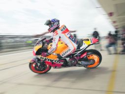 Marc Márquez. El español logró la vuelta más rápida en la calificación con un tiempo de 2 minutos 03 segundos 188 milésimas. AP / E. Gay