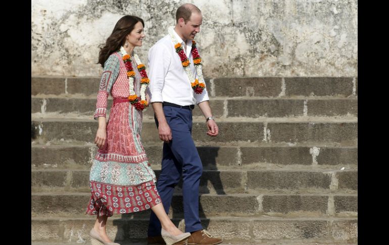 Completarán su gira con una visita al Taj Mahal, como hizo la fallecida princesa Diana. AP / R. Kakade