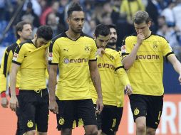 A cinco fechas del final, el Dortmund prácticamente dijo adiós al título. AP / M. Meissner