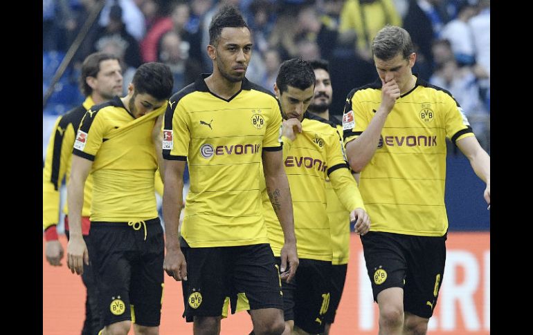 A cinco fechas del final, el Dortmund prácticamente dijo adiós al título. AP / M. Meissner