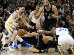 Los Warriors dominaron el cuarto periodo. AFP / R. Cortes