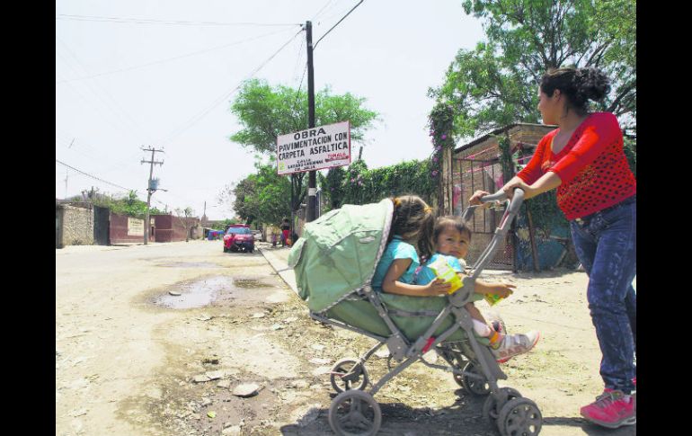 Los habitantes de Jauja, Tonalá, no han visto obras en su colonia en más de 20 años. EL INFORMADOR / P. Franco