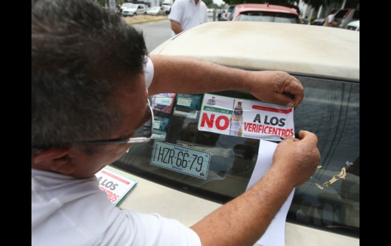 Los integrantes de Talleres Acreditados rechazan la idea de instalar verificentros. EL INFORMADOR / R. Tamayo