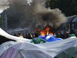 Se inició un tiroteo entre miembros del PKK y policías, lo que impidió que las ambulancias pudieran acercarse al lugar. AFP / B. Kilic