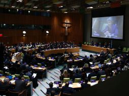 El secretario general es electo por la asamblea de 193 miembros. AFP / K. Betancur