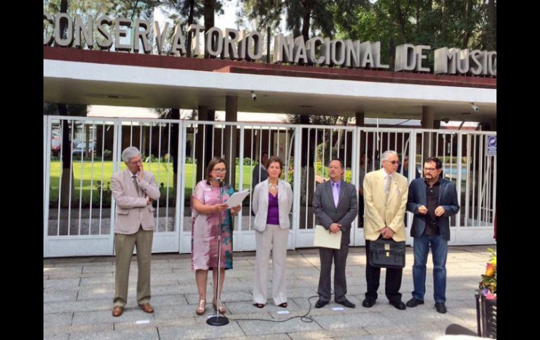 La directora del INBA, María Cristina García Cepeda agradeció el apoyo por el logro. TWITTER / @delegacionMH