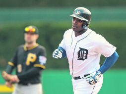 Justin Upton. El jugador de los Tigres de Detroit llegó a 11 juegos en su carrera como profesional con cuatro imparables. AFP / l. Halip