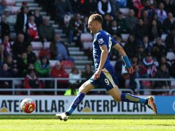 Vardy ha sido la sensación en Inglaterra con 20 tantos en Liga. EFE / ARCHIVO