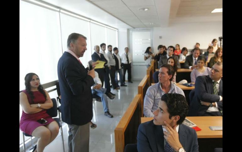 Castañeda se presenta en la Universidad Panamericana para dar una conferencia. EL INFORMADOR / A. Camacho