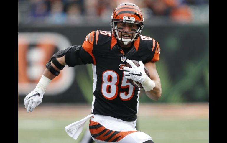 Egresado de Notre Dame, Eifert sobresalió con los Bengalíes de Cincinnati. AP / ARCHIVO