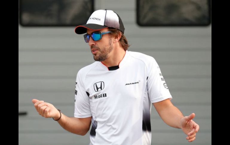 Fernando no estuvo en el GP de Bahrein por recomendaciones de los médicos. AP / A. Wong