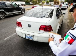 El operativo es para todos los autos particulares, transporte público, carga y vehículos oficiales. EL INFORMADOR / P. Franco