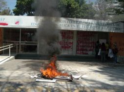 Reiteran que el magisterio de Guerrero, junto con la CNTE, declarará el paro indefinido en mayo próximo. SUN / D. Téllez