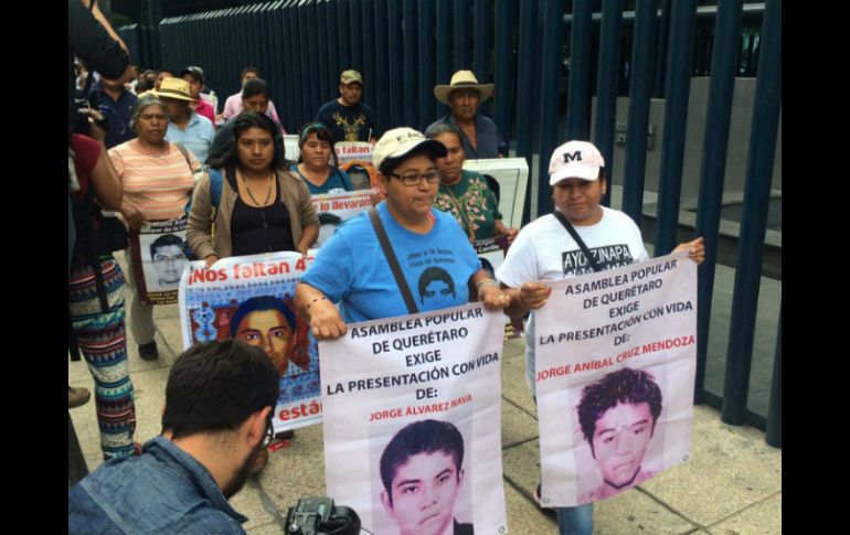 Los padres de los 43 normalistas desaparecidos busnca llegar a la ''verdad'' sobre lo sucedido con los estudiantes de Ayotzinapa. SUN / F. Ramírez