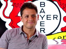 Javier Hernández dijo estar agradecido con el Bayer Leverkusen. TWITTER / @Bundesliga_EN